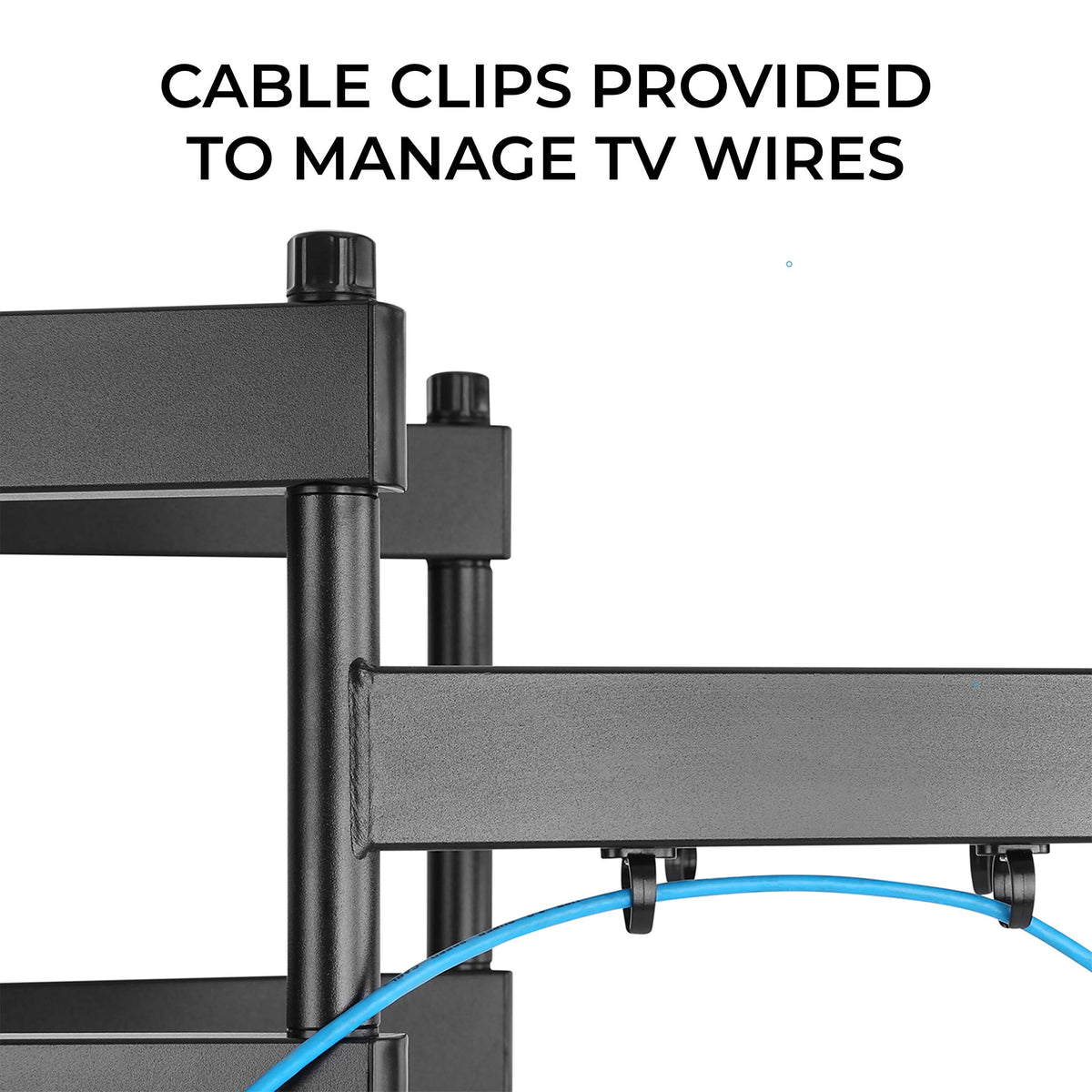 HumanCentric heavy-duty wall mount cable management for a clean setup