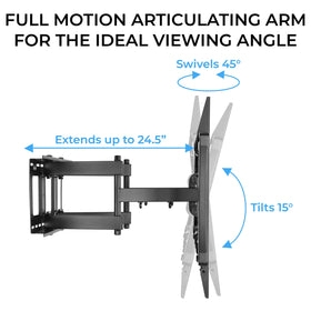 HumanCentric heavy-duty wall mount supports 900x600 VESA patterns for broad compatibility