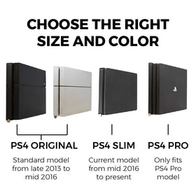 HumanCentric PS4 Fat back-of-TV mount demonstrates space-saving placement.
