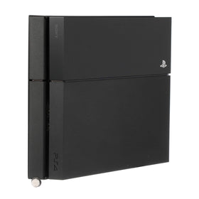 HumanCentric PS4 Fat wall mount installed on wall for secure setup and tidy cables.