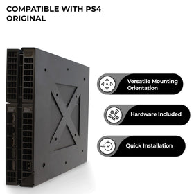 HumanCentric PS4 Fat steel construction with powder coat resists rust and chips.