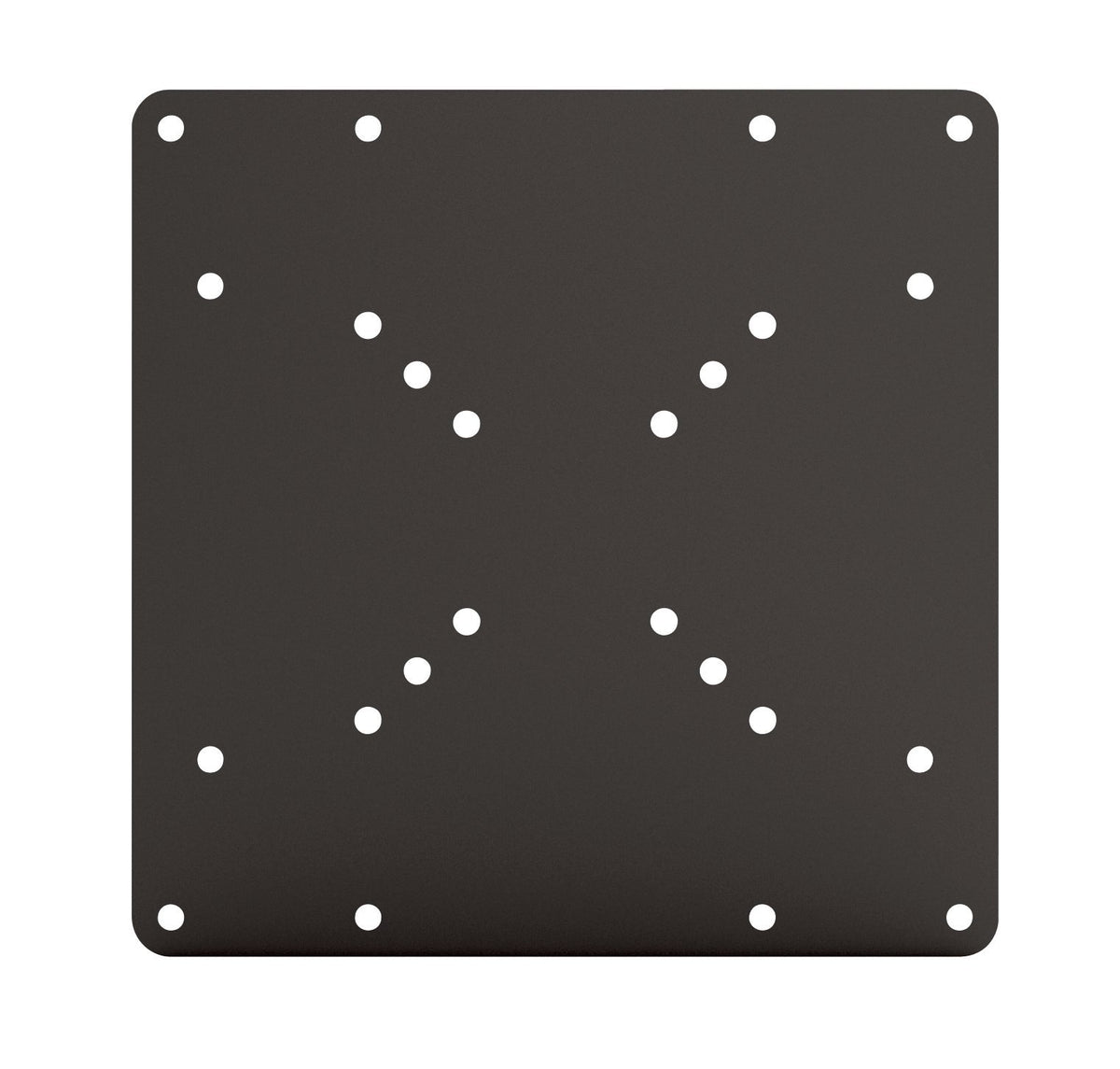 HumanCentric VESA adapter plate front view showing versatile pattern conversion