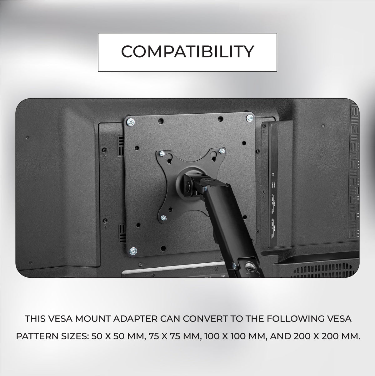 HumanCentric VESA adapter plate installation guide supports quick setup for flat and curved TVs