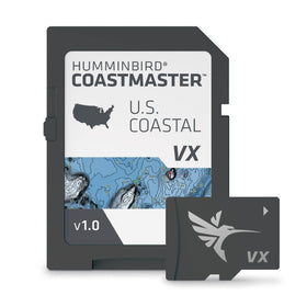 Humminbird CoastMaster depth contours highlight productive water for smarter fishing prep.