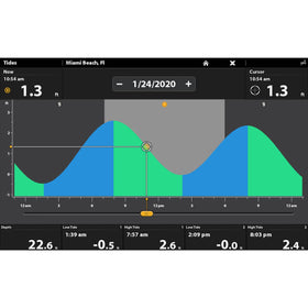 Humminbird CoastMaster navigation data saves time locating aids, reefs, and POIs.