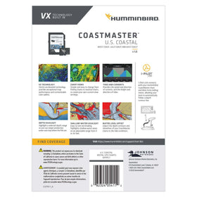 Humminbird CoastMaster tidal and current data aid day planning on the water.