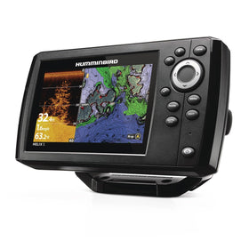 Humminbird Helix 5 G3 GPS Basemap with lakes and coastlines