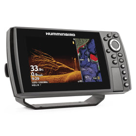 Humminbird HELIX 7 G4N MEGA Down Imaging on screen with underwater clarity