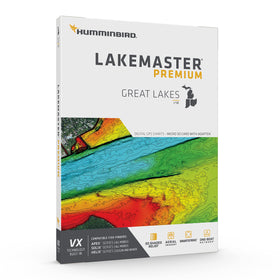 Humminbird Lakemaster 2D shaded relief showing bottom features for planning