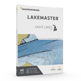 Humminbird LakeMaster chart view – customizable color palettes for quick interpretation.