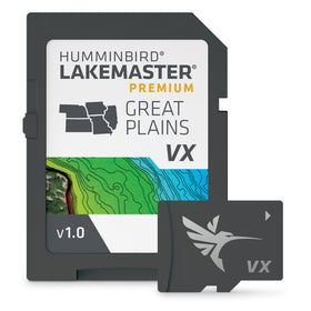Humminbird LakeMaster Great Plains map image with 2D shaded relief for clearer bottom detail.