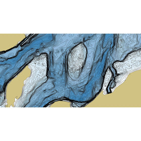 Humminbird LakeMaster Ontario V1 depth highlight visualizing productive water
