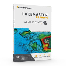 Humminbird LakeMaster 2D shaded relief reveals bottom contours for precise casting.