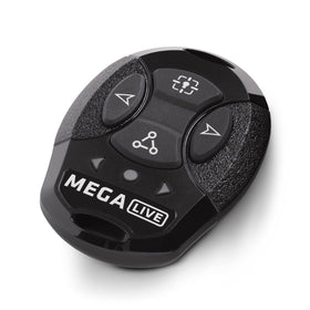 Humminbird MEGA Live TargetLock remote on a boat enables flexible control.