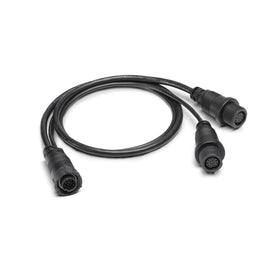 Humminbird Splitter Cable side imaging 2D setup enables richer sonar views.