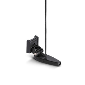 Humminbird transom transducer for Helix 5 with down imaging offers clear underwater detail.