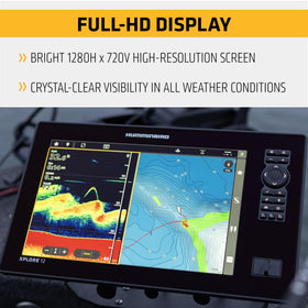 Humminbird XPLORE 10 Built-in GPS Basemap keeps you oriented on lakes and coasts