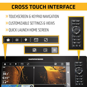 Humminbird XPLORE 10 Dual Spectrum CHIRP for clearer target separation