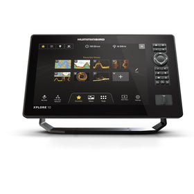 Humminbird XPLORE 10 side imaging highlights structure and fish targets in real time.
