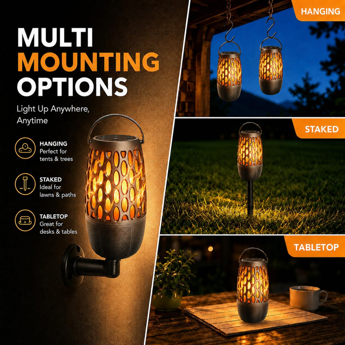 HUOLEME 2-pack delivers synchronized lighting and sound for larger events.