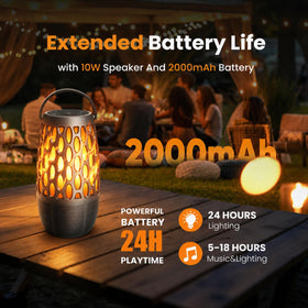 HUOLEME LED night light adds subtle illumination for evening activities.