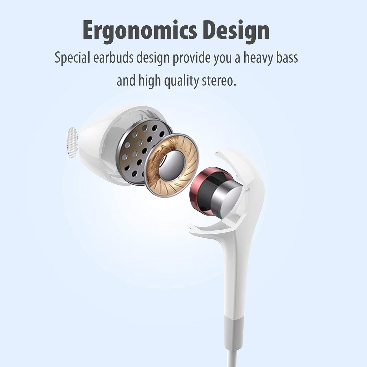 Heavy bass stereo delivers immersive listening and rich detail