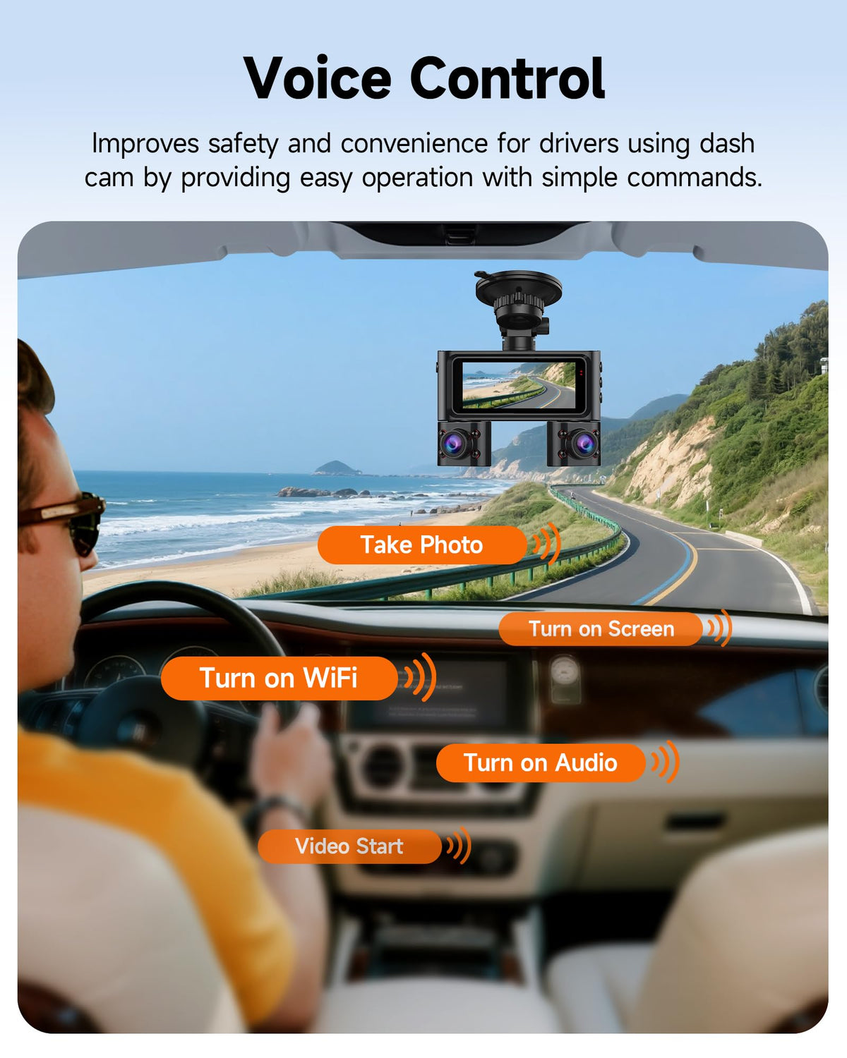 HUPEJOS 360 included 64GB card supports extended recording