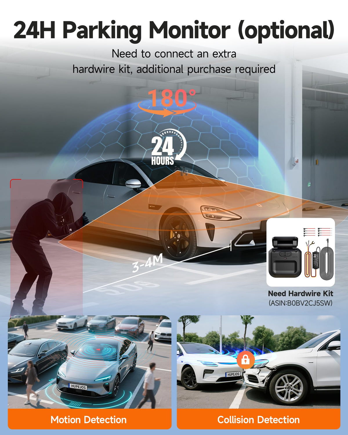 HUPEJOS 360 voice control keeps hands on wheel during use