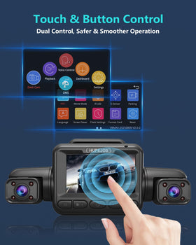 HUPEJOS V8 MAX 5G Wi Fi and GPS enable quick sharing and route logging
