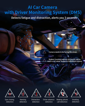 HUPEJOS V8 Ultra dual rear cameras monitor passengers and luggage safely