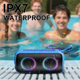 Hupoaf Bluetooth Speaker with 12 hour playtime and USB C recharge