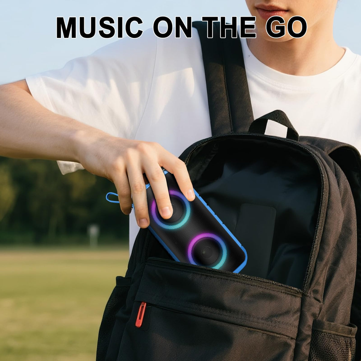 Hupoaf Bluetooth Speaker ideal for beach parties and outdoor gatherings