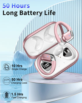 LED charging case from Hupoaf showing power status at a glance.