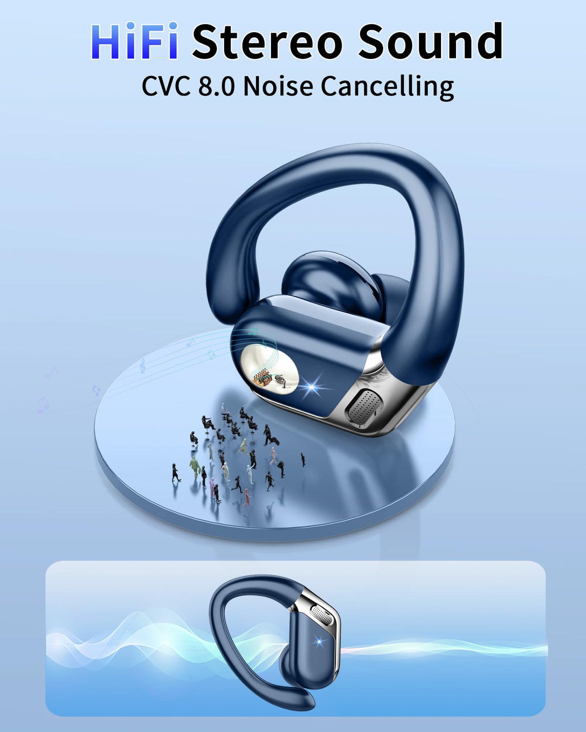 Hupoaf ENC mics deliver clearer calls in noisy gym environments.