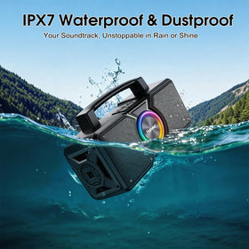 Hupoaf TWS stereo pairing for bigger, immersive outdoor sound.