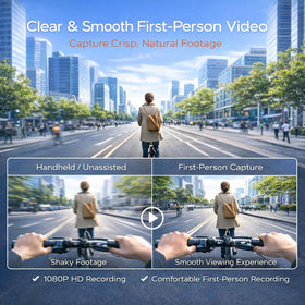 HUSHVANE open-ear audio glasses deliver music while staying aware of surroundings.