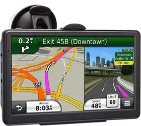 HUTNVEA GPS 7-inch touchscreen front view for clear navigation on the road