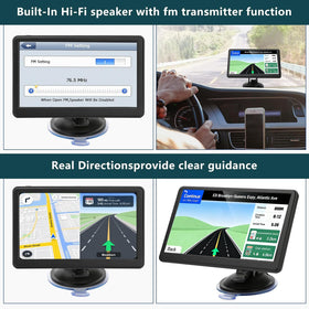 HUTNVEA mounted on windshield demonstrating stable suction and visibility
