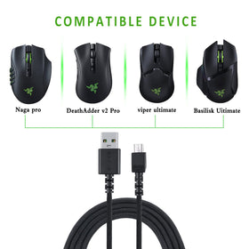 HUYUN cable stretched across desk showing 1.9m length convenience