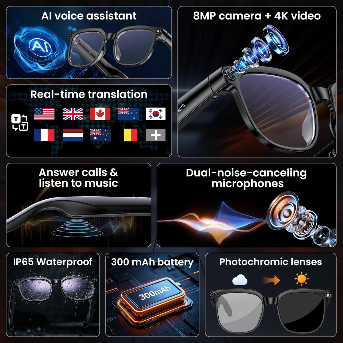 Hwagol Smart Glasses offer AI Q&A and real-time object recognition.
