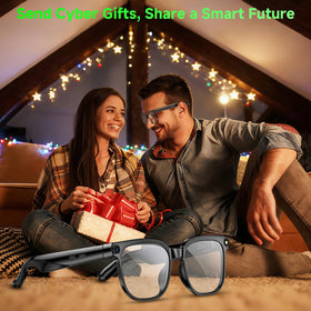 Hwagol Smart Glasses support calls and music control via Bluetooth.