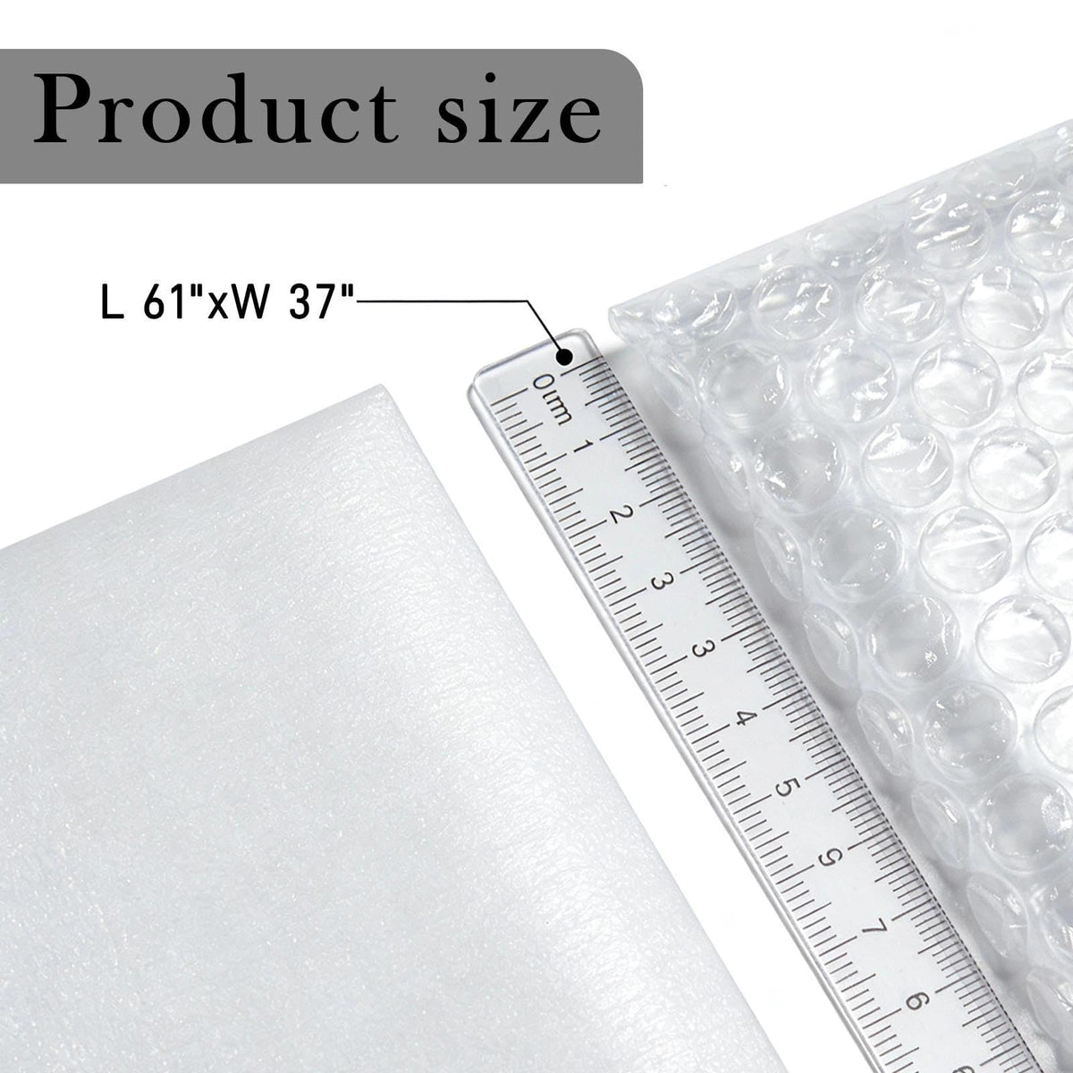 Hxszk TV Wrap Cover outer bag with high-density bubbles provides strong shock absorption.