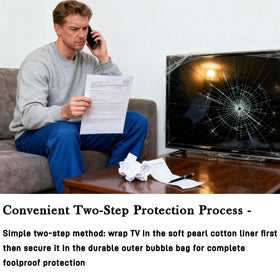 Hxszk two-step packing method simplifies sealing for fragile items.