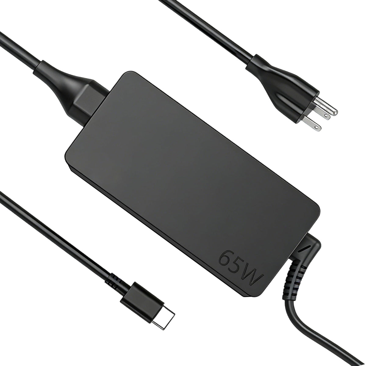 HXYIIFGK 65W USB-C laptop charger powering laptops on the go.
