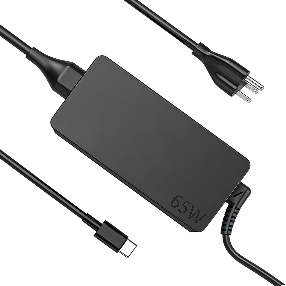 HXYIIFGK 65W USB-C laptop charger powering laptops on the go.