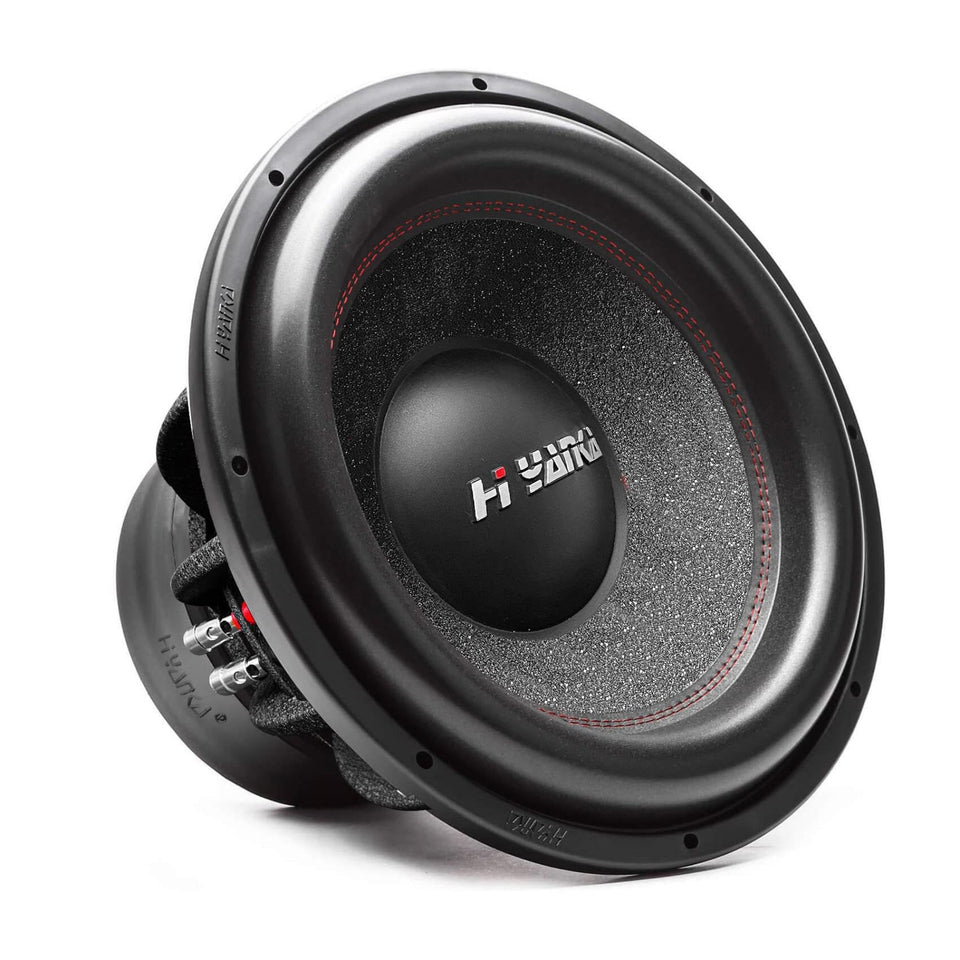 H YANKA BSF-12-2 front view with 12-inch cone for deep car bass.