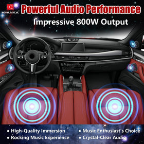 HYANKA HCP-65 midrange woofer cone detail for rich midrange clarity in-vehicle sound.