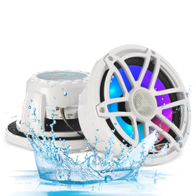 HYANKA HMS-65 front view showcases rugged marine speakers for boats