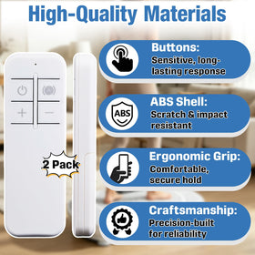 Hyparade remote pointed at vibration plate sensor to illustrate strong infrared signal and reliable control