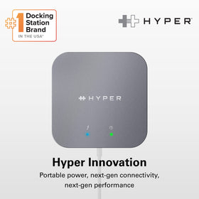 HyperDrive 4K-ready dock supports immersive visuals and cable management